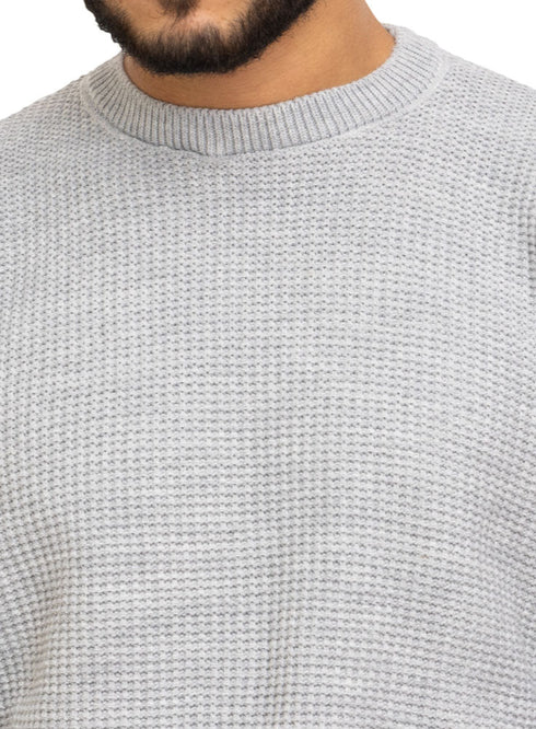 Grey - Design p2202 PF - Round Pullover - Khotwh